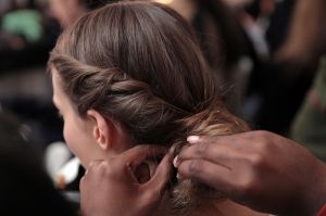 Backstage at Carolina Herrera RTW Fall 2018