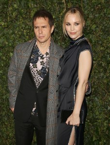 Sam Rockwell and Leslie BibbCharles Finch & Chanel Pre-BAFTA Party, Arrivals, Mark's Club Mayfair, London, UK - 17 Feb 2018