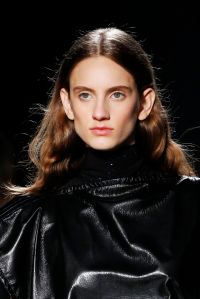 Model on the catwalk, detailChristopher Kane show, Detail, Fall Winter 2018, London Fashion Week, UK - 19 Feb 2018