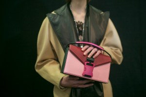 Backstage at Christopher Kane RTW Fall 2018