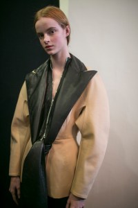 Backstage at Christopher Kane RTW Fall 2018