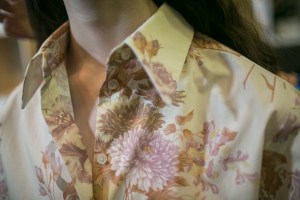 Backstage at Christopher Kane RTW Fall 2018