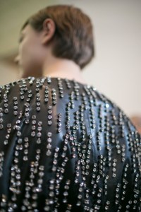 Backstage at Christopher Kane RTW Fall 2018