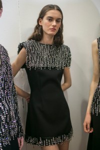Backstage at Christopher Kane RTW Fall 2018