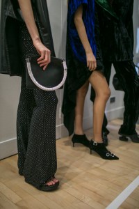 Backstage at Christopher Kane RTW Fall 2018