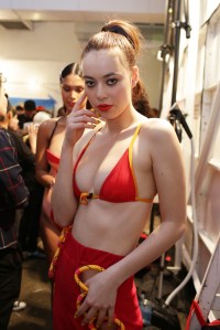 Backstage at Chromat RTW Fall 2018