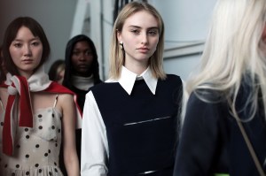 Backstage at Creatures of Comfort RTW Fall 2018
