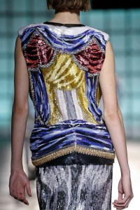 Details at Mary Katrantzou RTW Fall 2018