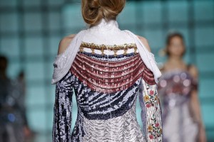Details at Mary Katrantzou RTW Fall 2018