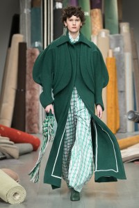 Spring Studios, 180 The Strand, London UK. 16th February 2018. Richard Malone opens London Fashion Week Spring Summer 2018 with his catwalk show. ©Chris Yates