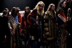 Backstage at Etro RTW  Fall 2018
