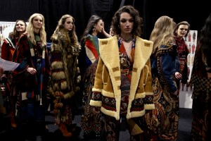 Backstage at Etro RTW  Fall 2018