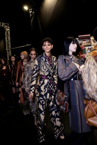 Backstage at Etro RTW  Fall 2018