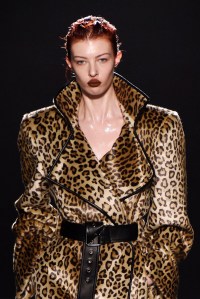 Model on the catwalkGareth Pugh show, Runway, Fall Winter 2018, London Fashion Week, UK - 17 Feb 2018