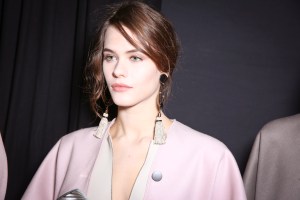 Backstage at Giorgio Armani RTW Fall 2018