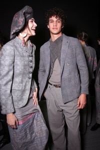Backstage at Giorgio Armani RTW Fall 2018