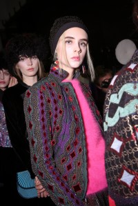 Backstage at Giorgio Armani RTW Fall 2018