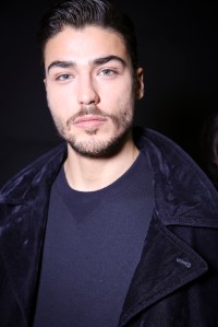 Backstage at Giorgio Armani RTW Fall 2018