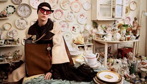 The world of obsessive collectors of art and vintage objects is at the core of Gucci’s latest advertising campaign.For fall, the fashion house and its creative director Alessandro Michele’s fascination for eccentric personalities focuses on characters passionately seeking out paintings, antiques, porcelains and rare objects, each portrayed in different rooms.Dubbed Gucci Collectors and photographed by Glen Luchford with the art direction of Christopher Simmonds, the campaign include color images of models sporting the brand’s ready-to-wear surrounded by stuffed animals, pottery and cuckoo clocks as well as close-ups of key accessories — comprising Gucci slippers and loafers — captured among small toy cars and puzzle pieces.The images will break in international titles starting from July 2, along with the debut of a series of short videos flanking the campaign on Gucci’s social media accounts. — Sandra Salibian