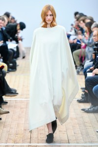 Model on the catwalk