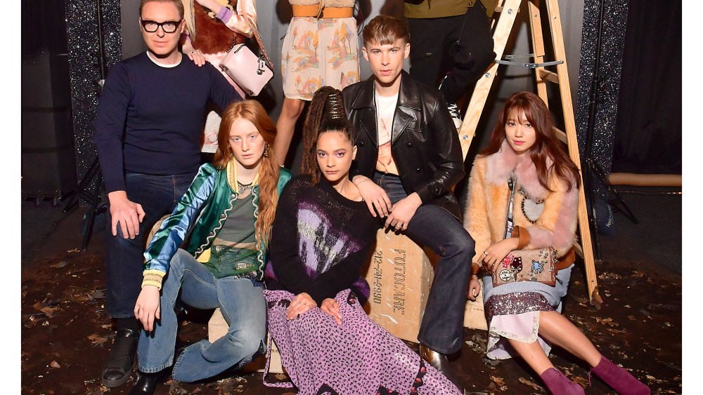 Stuart Vevers, Poppy, Storm Reid, India Menuez, Sasha Lane, and Tommy Dorfman