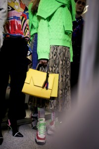 Backstage at MSGM RTW Fall 2018