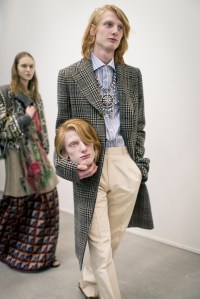 Backstage at Gucci RTW Fall 2018