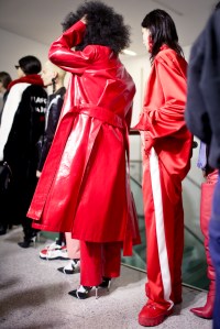 Backstage at MSGM RTW Fall 2018