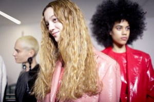 Backstage at MSGM RTW Fall 2018
