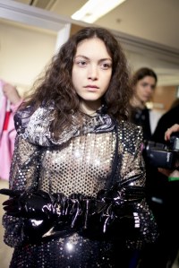 Backstage at MSGM RTW Fall 2018
