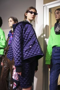 Backstage at MSGM RTW Fall 2018
