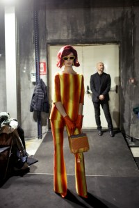 Backstage at Moschino RTW Fall 2018
