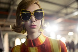 Backstage at Moschino RTW Fall 2018