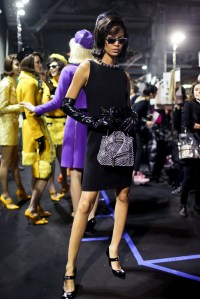 Backstage at Moschino RTW Fall 2018