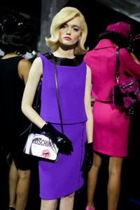 Backstage at Moschino RTW Fall 2018