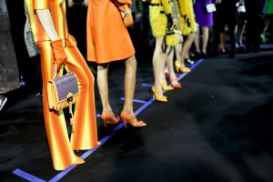 Backstage at Moschino RTW Fall 2018