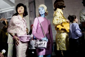 Backstage at Moschino RTW Fall 2018