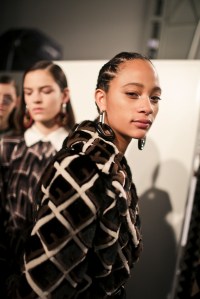 Backstage at Fendi RTW Fall 2018