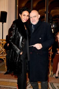 Farida Khelfa and Christian Lacroix