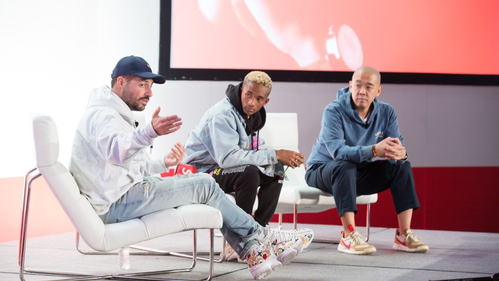 Ronnie Fieg, Jaden Smith, and Jeff Staple