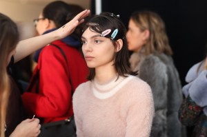 Backstage at Jason Wu RTW Fall 2018