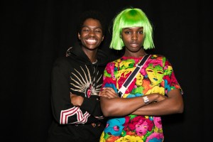 Backstage at Jeremy Scott RTW Fall 2018