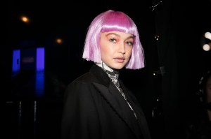 Backstage at Jeremy Scott RTW Fall 2018