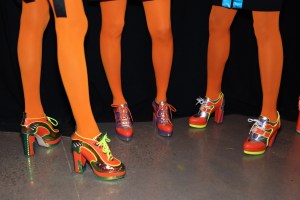 Backstage at Jeremy Scott RTW Fall 2018