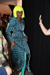 Backstage at Jeremy Scott RTW Fall 2018