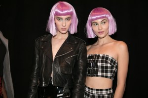Backstage at Jeremy Scott RTW Fall 2018