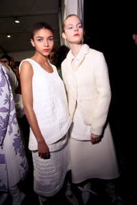 Backstage at Jil Sander RTW Fall 2018