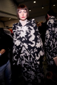 Backstage at Jil Sander RTW Fall 2018