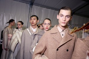Backstage at Jil Sander RTW Fall 2018