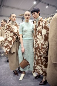 Backstage at Jil Sander RTW Fall 2018